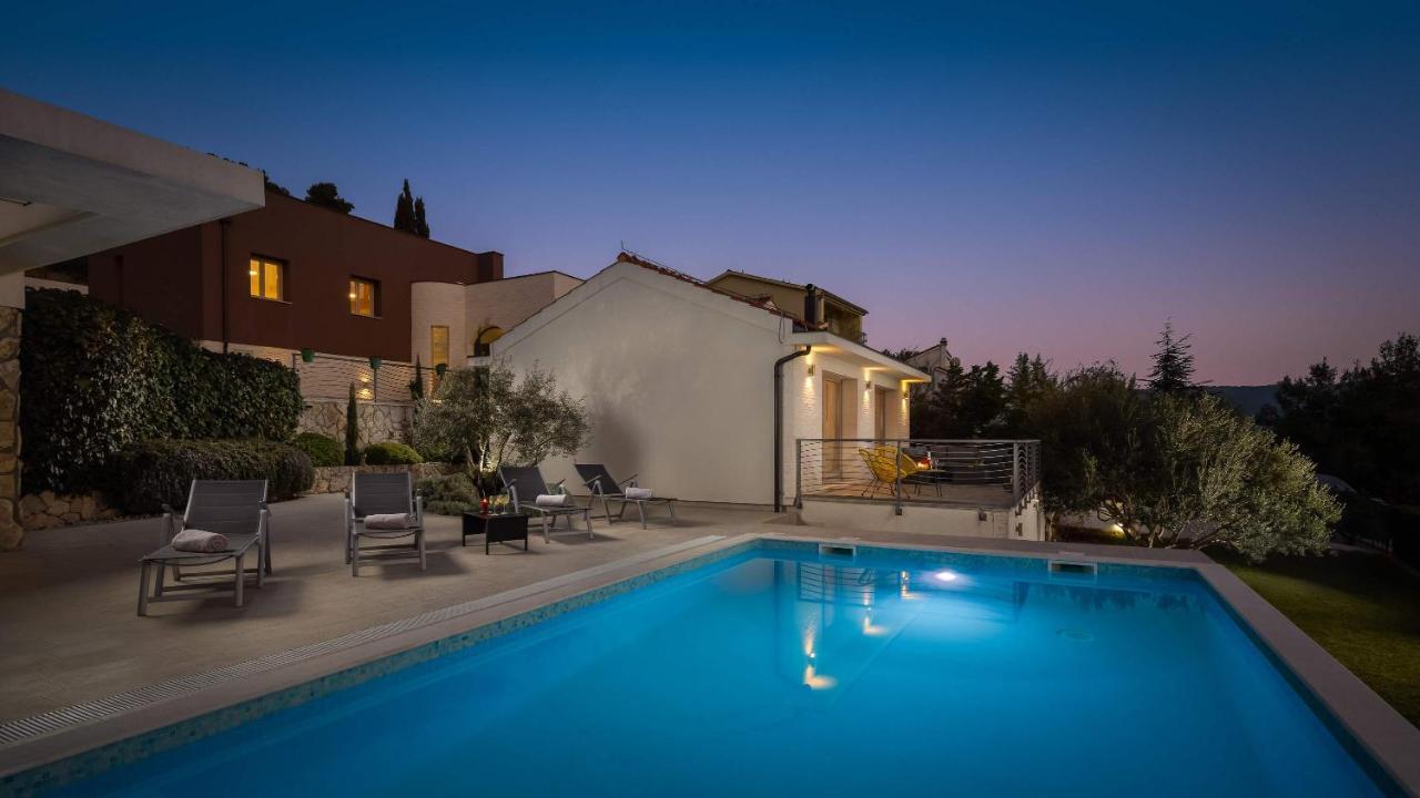 Villa Tela With Pool Žaborić Extérieur photo